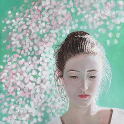 Retrato de uma menina florescendo, 2015,